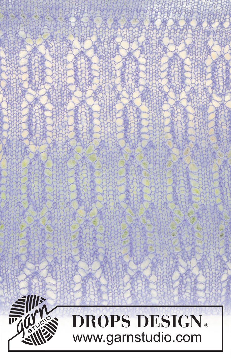 Perfectly Provence Cardigan / DROPS 250-21 - Strikket cardigan i 2 tråde DROPS Kid-Silk eller 1 tråd DROPS Brushed Alpaca Silk. Arbejdet strikkes nedefra og op med hulmønster, V-hals og isyede ærmer. Størrelse S - XXXL.