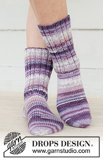 Halblange Socken / DROPS 253-45