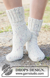 Halblange Socken / DROPS 253-48