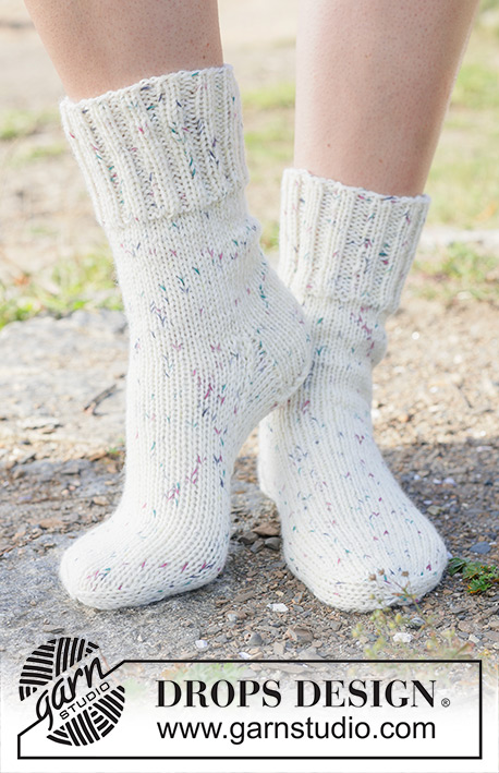 Halblange Socken / DROPS 253-48