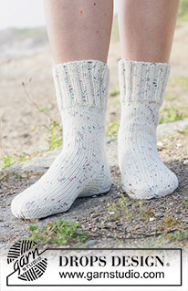 Halblange Socken / DROPS 253-48