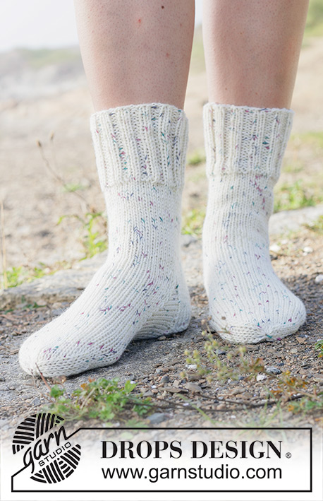 Halblange Socken / DROPS 253-48