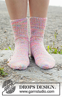 Halblange Socken / DROPS 253-50