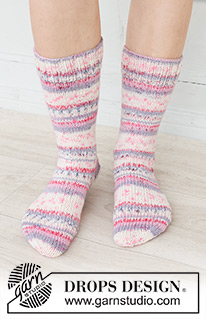 Halblange Socken / DROPS 253-51