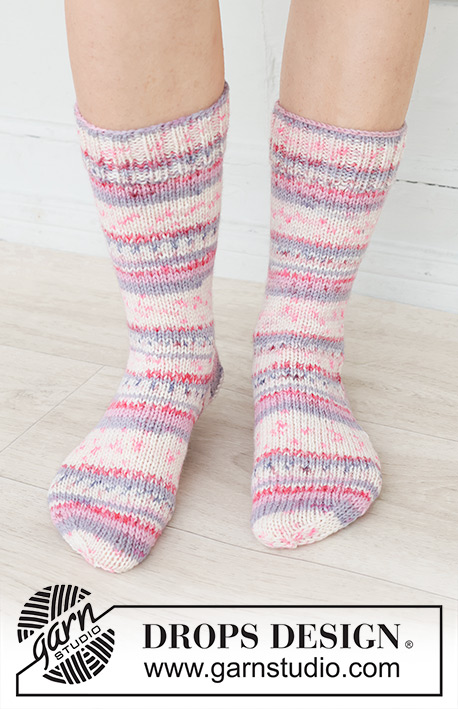Halblange Socken / DROPS 253-51