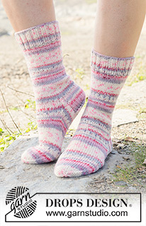 Halblange Socken / DROPS 253-51