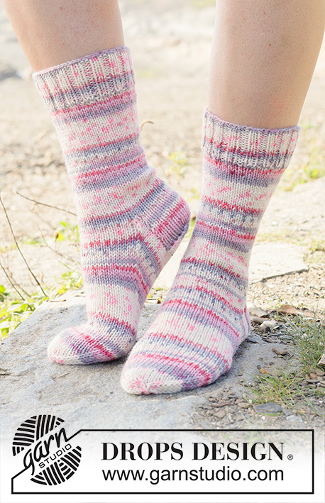 Halblange Socken / DROPS 253-51