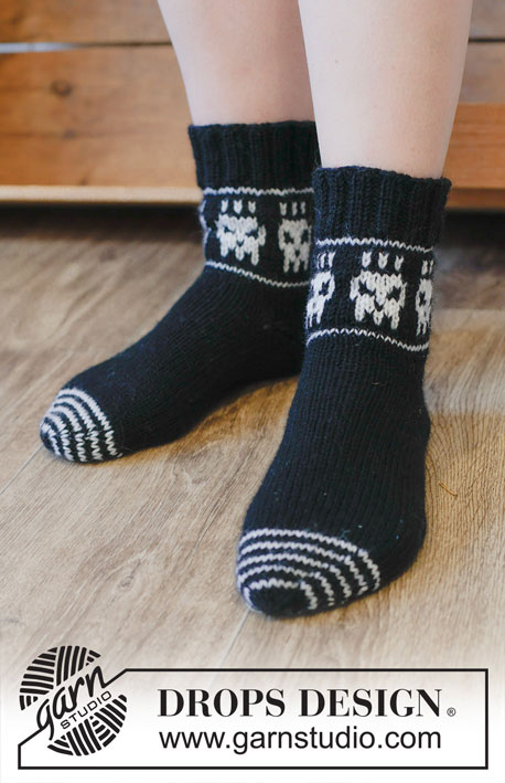 Free knitting and crochet patterns / DROPS 253-55