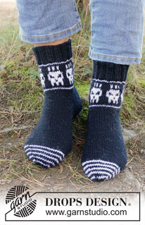 Free knitting and crochet patterns / DROPS 253-55