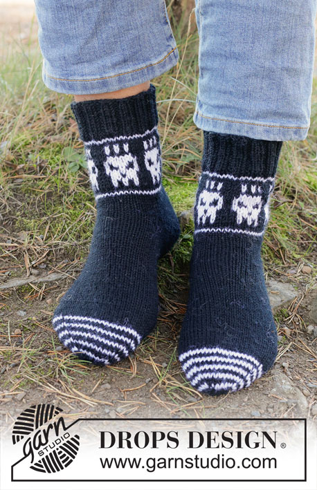 Free knitting and crochet patterns / DROPS 253-55