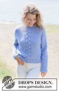 Gratis mönster i DROPS Brushed Alpaca Silk / DROPS 254-10