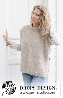 Free patterns using DROPS Alpaca Bouclé / DROPS 255-40