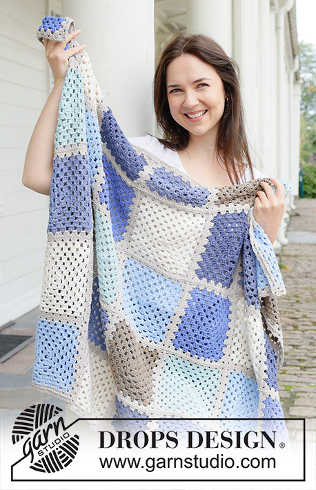 Treble Scarf in Artic Blue Multi Treble Scarf in Artic Blue Multi