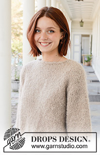 Free patterns using DROPS Alpaca Bouclé / DROPS 257-12