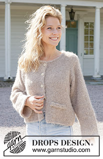 Free patterns using DROPS Alpaca Bouclé / DROPS 257-3