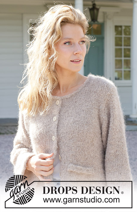 Free patterns using DROPS Alpaca Bouclé / DROPS 257-3