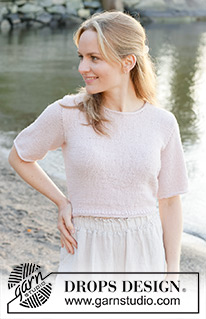 Free patterns using DROPS Cotton Merino / DROPS 257-6