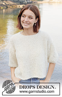 Free patterns using DROPS Alpaca Bouclé / DROPS 258-20