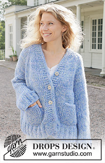 Bezplatné návody s použitím příze DROPS Brushed Alpaca Silk / DROPS 259-28