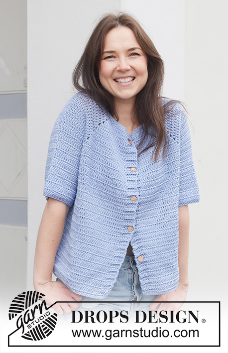 Free patterns using DROPS Cotton Merino / DROPS 259-33