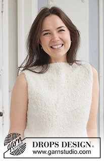Free patterns using DROPS Alpaca Bouclé / DROPS 259-42