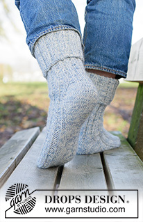 Miesten sukat ja tohvelit / DROPS 260-47