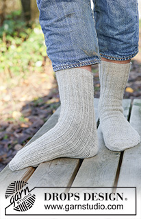 Miesten sukat ja tohvelit / DROPS 260-48