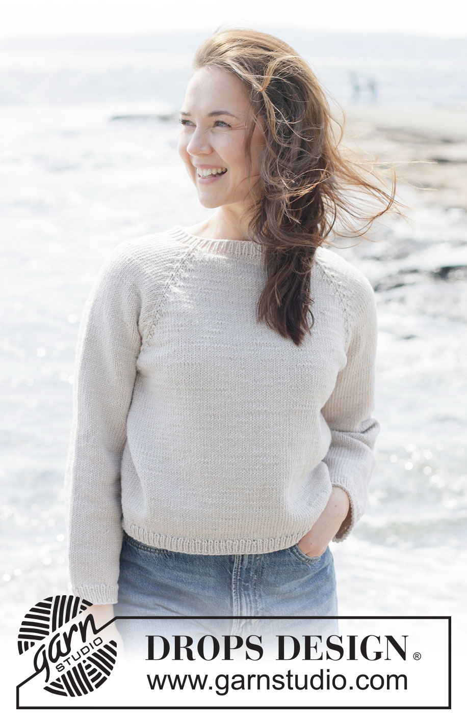 Frost Petal Sweater / DROPS 264-15 - Free knitting pattern Frost Petal Sweater / DROPS 264-15 - Knitted jumper in DROPS Merino Extra Fine or DROPS Puna. The piece is worked top down with raglan and stocking stitch. Sizes XS - XXXL.