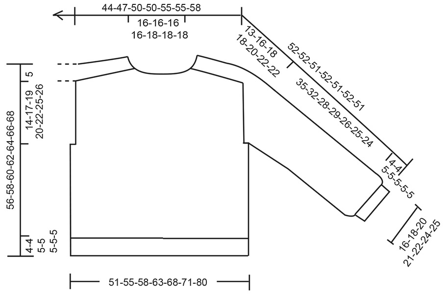 Diagram measurements for DROPS 264-3