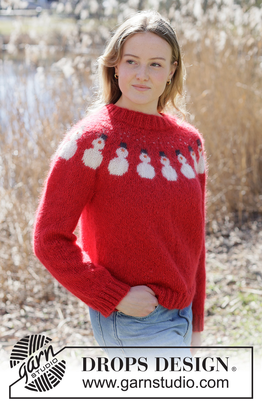 Snowman Magic Sweater / DROPS 264-38 - Free knitting pattern Snowman Magic Sweater / DROPS 264-38 - Knitted jumper in DROPS Alpaca and DROPS Kid-Silk. The piece is worked top down in stocking stitch with round yoke and multi-coloured snowman pattern. Sizes XS - XXXL. Theme: Christmas.