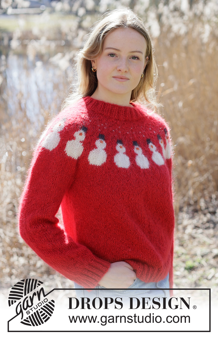 Snowman Magic Sweater / DROPS 264-38 - Free knitting pattern Snowman Magic Sweater / DROPS 264-38 - Knitted jumper in DROPS Alpaca and DROPS Kid-Silk. The piece is worked top down in stocking stitch with round yoke and multi-coloured snowman pattern. Sizes XS - XXXL. Theme: Christmas.