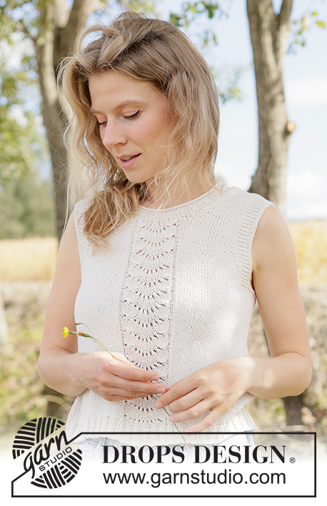 Gratis strikkeopskrifter og hækleopskrifter / DROPS 266-14