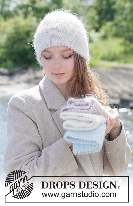 DROPS 270-9 Frosted Rose Hat