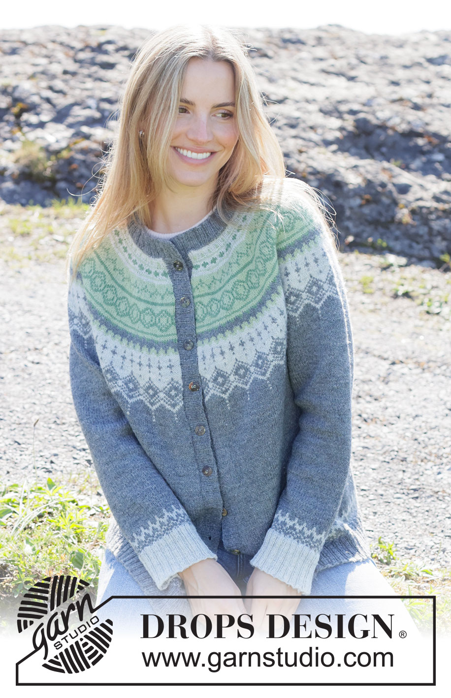 Ice Maiden Cardigan / DROPS 271-11 - Free knitting patterns by