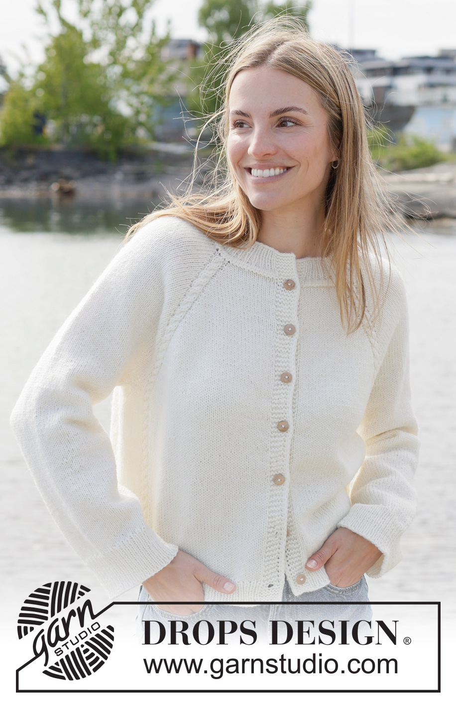 Winter Hush Cardigan / DROPS 271-14 - Free knitting patterns by