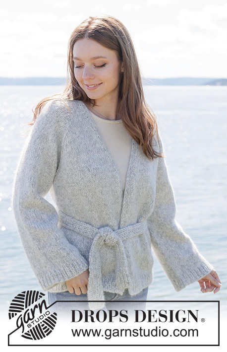 Peaceful Bay Jacket / DROPS 271-18 - Free knitting patterns by