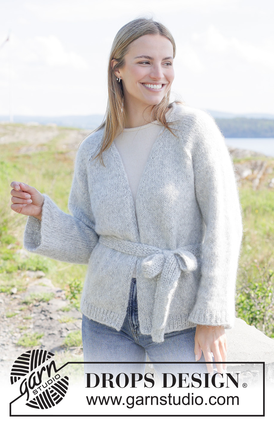 Peaceful Bay Jacket / DROPS 271-18 - Free knitting patterns by