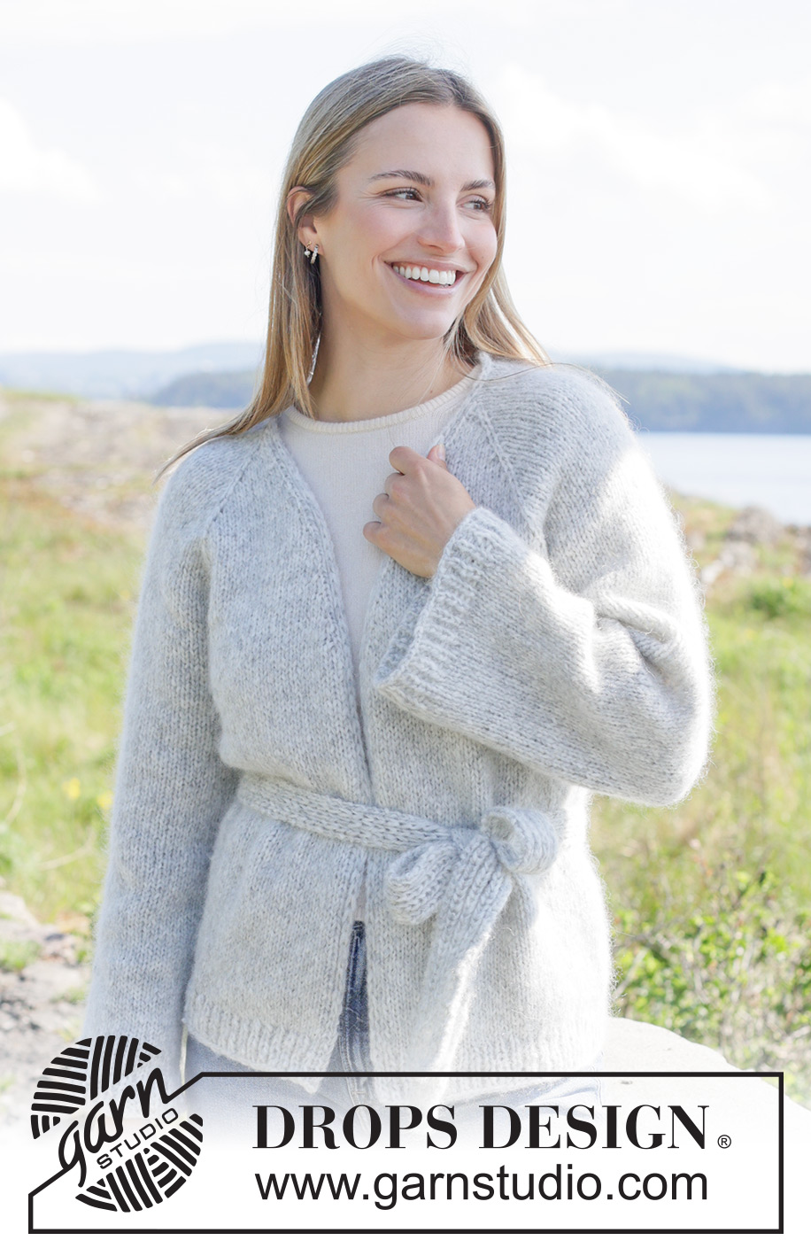 Peaceful Bay Jacket / DROPS 271-18 - Free knitting patterns by