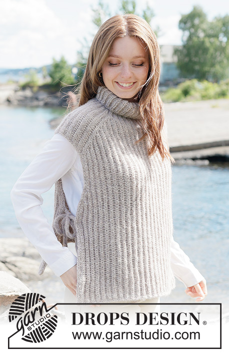 White Oak Vest / DROPS Design 271-22 — foto: DROPS Design