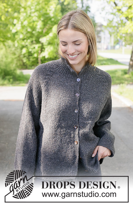 DROPS 271-24 Evening Secret Cardigan