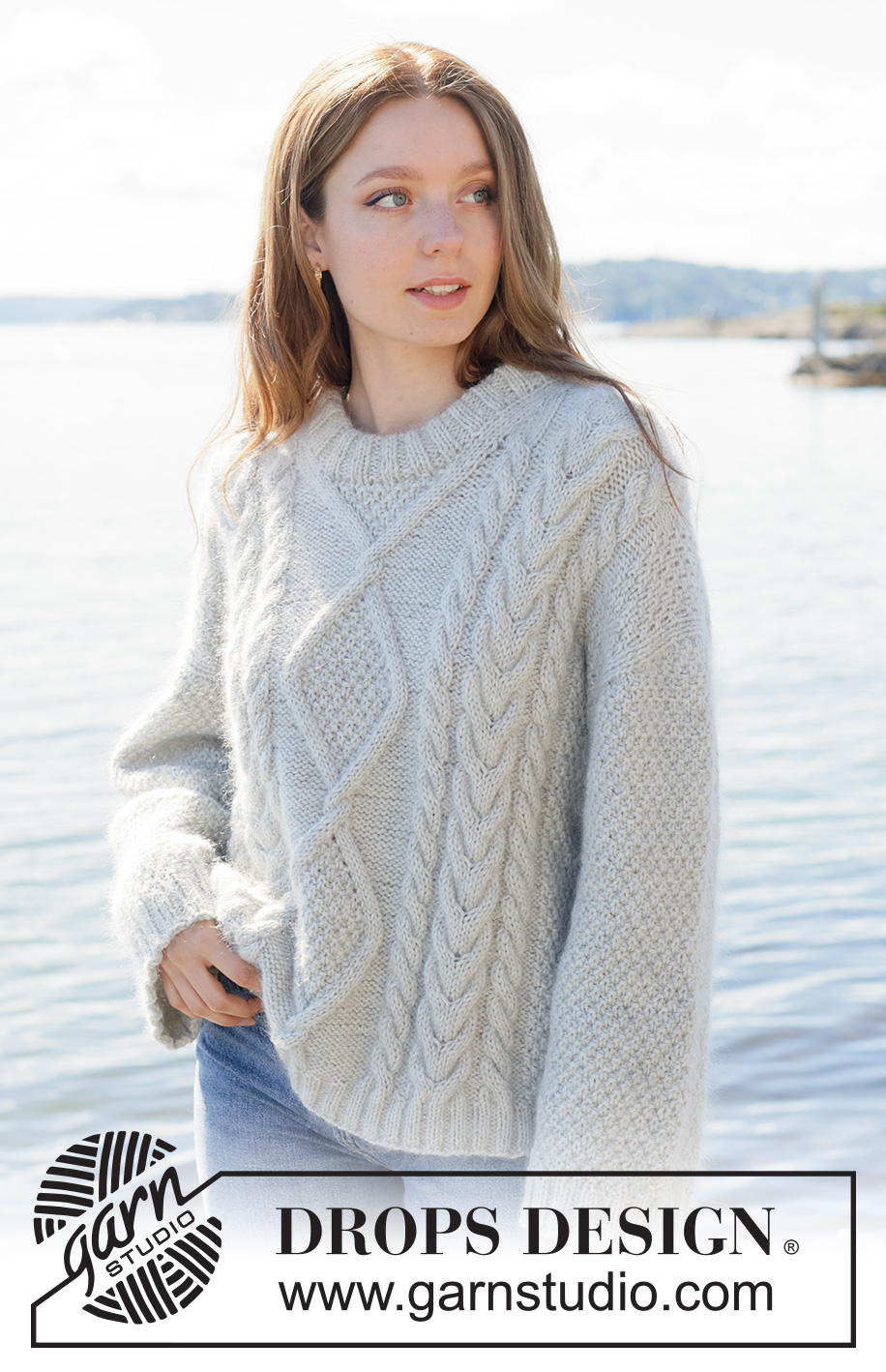 Moon Diamond Sweater / DROPS 271-3 - Free knitting patterns by
