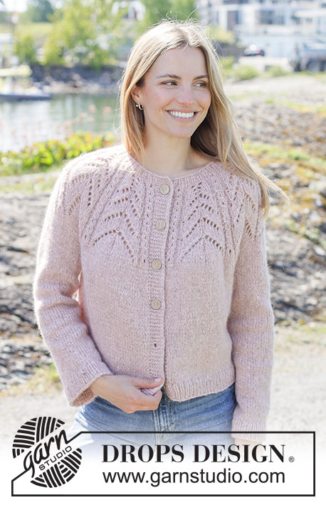 Pink Dove Cardigan / DROPS Design 272-23 — foto: DROPS Design