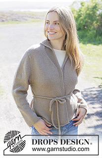 Coffee Bliss Jacket / DROPS 272-44 - Free knitting patterns by