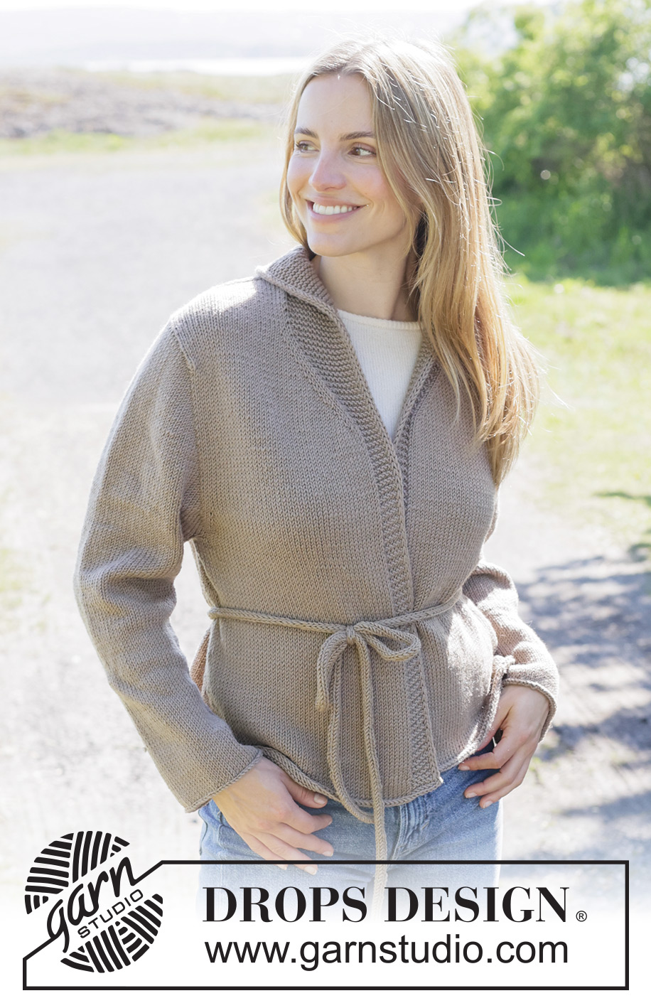 Coffee Bliss Jacket / DROPS 272-44 - Free knitting patterns by