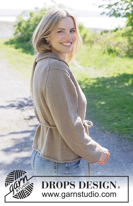 Coffee Bliss Jacket / DROPS 272-44 - Free knitting patterns by