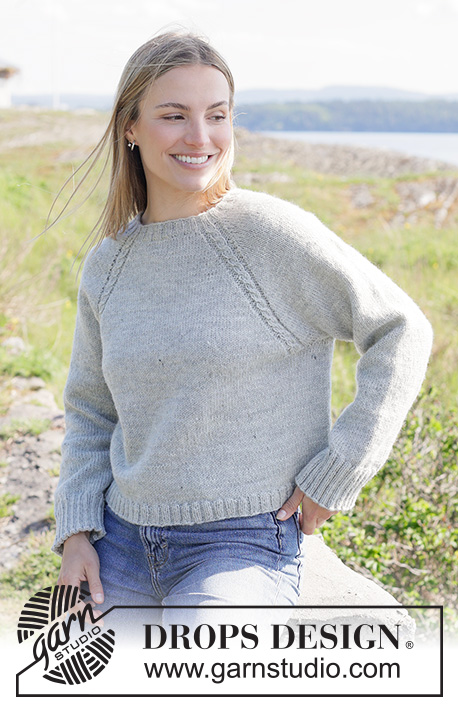 Silver Trail Sweater / DROPS 273-26 - Free knitting patterns by