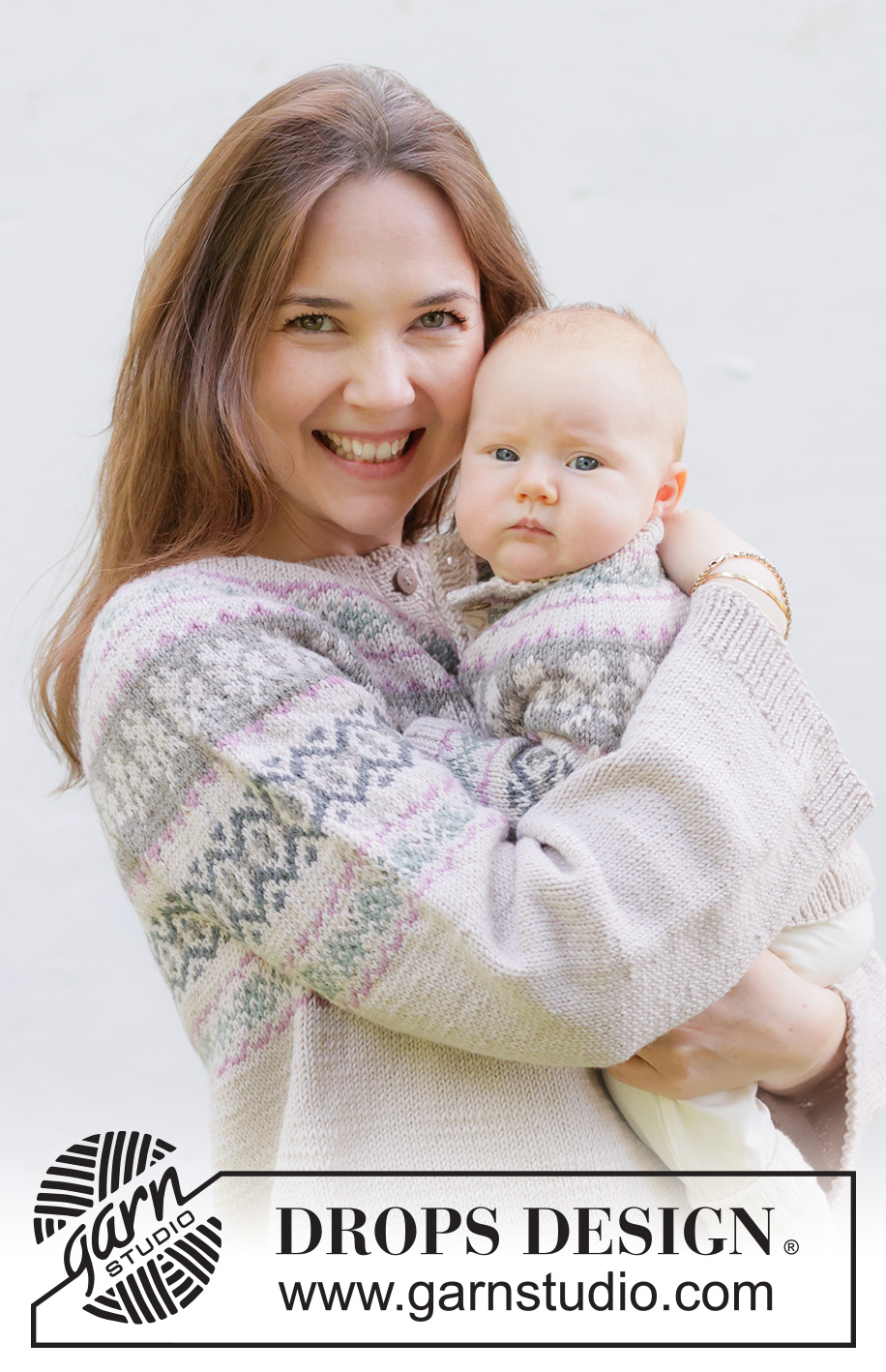 Northern Mosaic Cardigan / DROPS 273-27 - Free knitting patterns