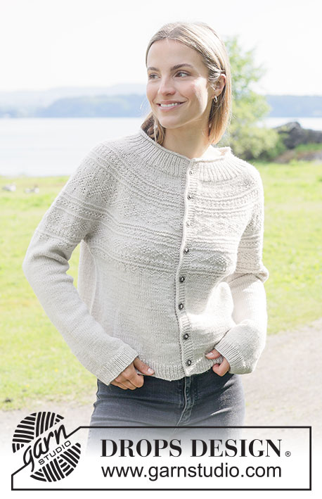 DROPS 273-31 Moon History Cardigan