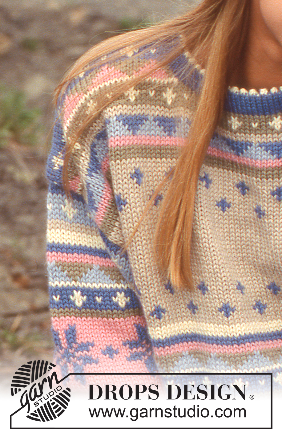 Magical Time / DROPS 28-23 - DROPS jumper in pastels in “Alaska”.  