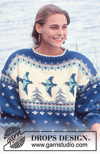 Graphic Throwback Patterns / DROPS 28-5